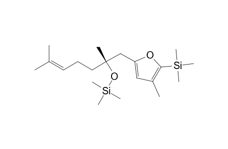 (2R)-5-[2,6-Dimethyl-2-[(trimethylsilyl)oxy]-5-heptenyl]-3-methyl-2-(trimethylsilyl)furan