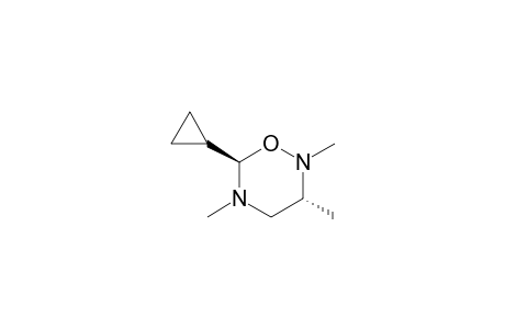 (3R,6R)-6-cyclopropyl-2,3,5-trimethyl-1,2,5-oxadiazinane