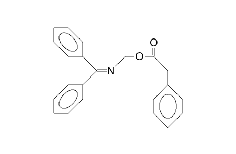 N-<Diphenyl-methylene)-aminomethanol phenyl-acetate