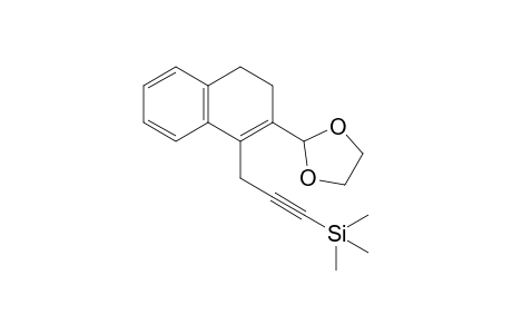 3-[2-(1,3-dioxolan-2-yl)-3,4-dihydronaphthalen-1-yl]prop-1-ynyl-trimethyl-silane