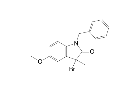 1-Benzyl-3-bromo-5-methoxy-3-methylindolin-2-one
