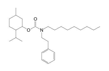 Carbonic acid, monoamide, N-(2-phenylethyl)-N-nonyl-, menthyl ester