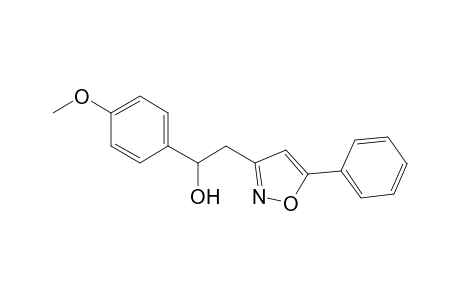 (+-)-3-(2-Hydroxy-2-p-methoxyphenylethyl)-5-phenylisoxazole