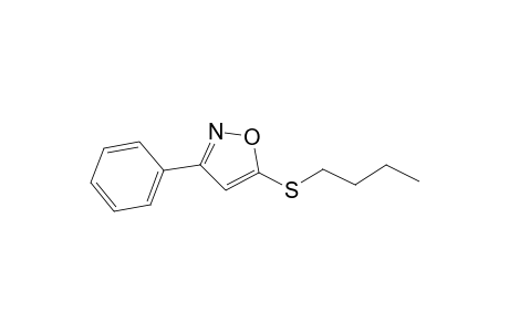 Isoxazole, 5-(butylthio)-3-phenyl-