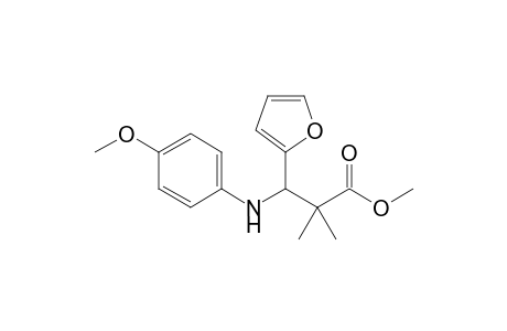 Methyl 3-[N-(4-Methoxyphenylamino)]-2,2-dimethyl-3-(2-furyl)propionate