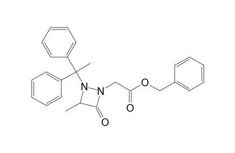 2-[((benzyloxy)carbonyl)methyl]-1-(1,1-diphenylethyl)-4-methyl-1,2-diazetidin-3-one