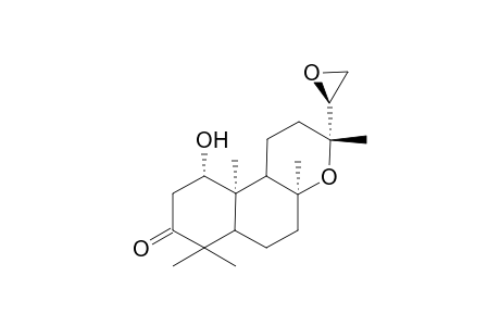 1-.alpha.-Hydroxy-3-oxo-14S,15-epoxy-ent-13-epi-manoyl oxide