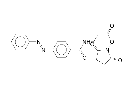 3-(4-Phenylazo-benzoylamino)-propionic acid 2,5-dioxo-pyrrolidin-1-yl ester