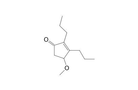 4-Methoxy-2,3-dipropylcyclopent-2-en-1-one