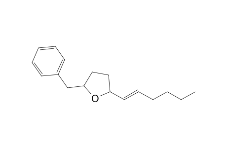 2-Benzyl-5-hex-1(1)-enyl tetrahydrofuran