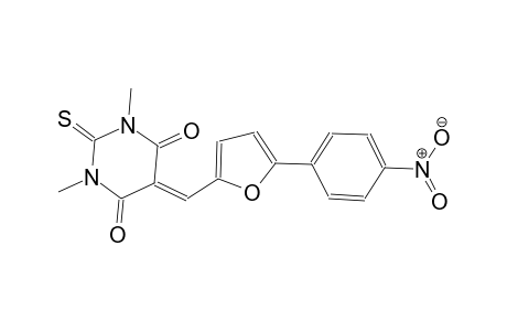 1,3-dimethyl-5-{[5-(4-nitrophenyl)-2-furyl]methylene}-2-thioxodihydro-4,6(1H,5H)-pyrimidinedione