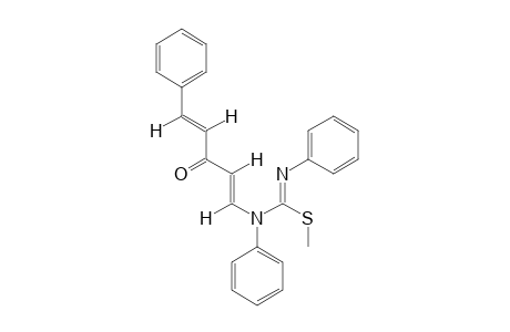 (E,E)-5-PHENYL-3-OXO-1,4-PENTADIENE-1-[PHENYL-(PHENYLIMINO-METHYLTHIO)-METHYL]-AMINE