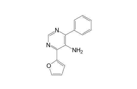 4-(2-Furyl)-6-phenyl-pyrimidin-5-amine