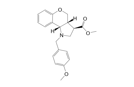 Methyl (3R(*),3aR(*),9bS(*))-1-(p-Methoxybenzyl)-1,2,3,3a,4,9b-hexahydrohydro[1]benzopyrano[4,3-b]pyrrole-3-carboxylate
