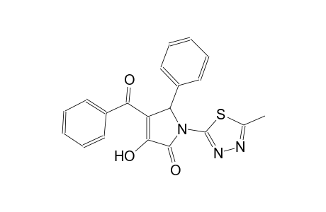 2H-pyrrol-2-one, 4-benzoyl-1,5-dihydro-3-hydroxy-1-(5-methyl-1,3,4-thiadiazol-2-yl)-5-phenyl-