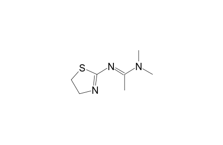 N'-(4,5-dihydro-1,3-thiazol-2-yl)-N,N-dimethyl-ethanimidamide