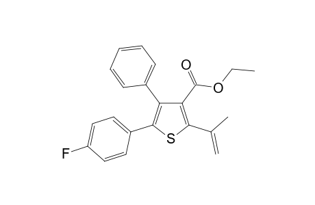 Ethyl 5-(4-fluorophenyl)-2-isopropenyl-4-phenylthiophene-3-carboxylate
