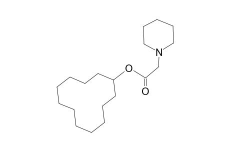 1-piperidineacetic acid, cyclododecyl ester