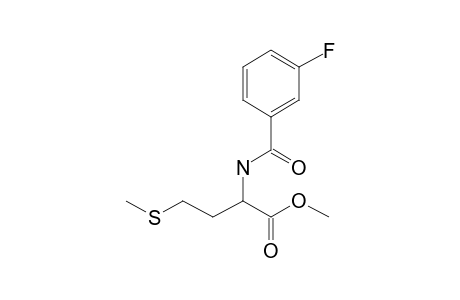 L-Methionine, N-(3-fluorobenzoyl)-, methyl ester