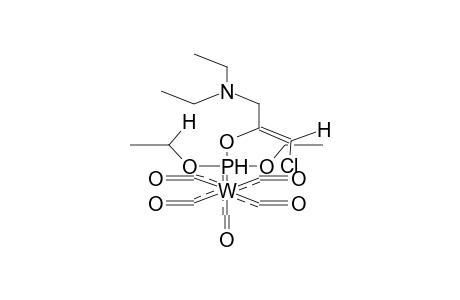 PENTACARBONYL[DIETHYL(1-N,N-DIETHYLAMINOMETHYL-2-CHLOROVINYL)PHOSPHITE]TUNGSTENE