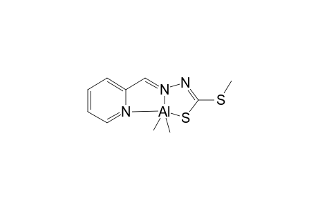 (2-Formylpyridine-S-methyldithiocarbazate)dimethylalumium
