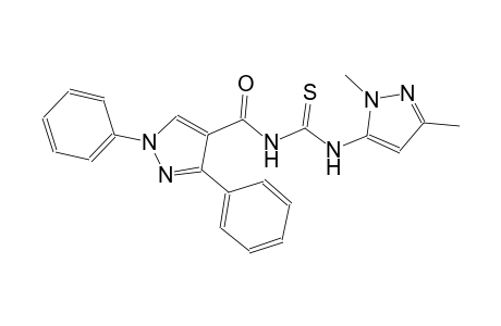 N-(1,3-dimethyl-1H-pyrazol-5-yl)-N'-[(1,3-diphenyl-1H-pyrazol-4-yl)carbonyl]thiourea