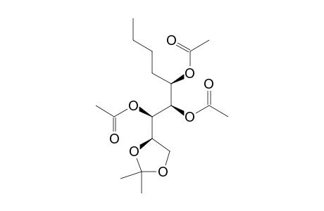(1R,2R,3S)-2,3-DIACETOXY-1-[(4S)-2,2-DIMETHYL-1,3-DIOXOLAN-4-YL]-HEPTYLACETATE