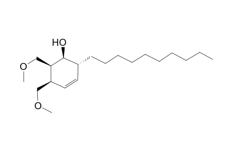 (1S,2R,5R,6S)-2-decyl-5,6-bis(methoxymethyl)-1-cyclohex-3-enol