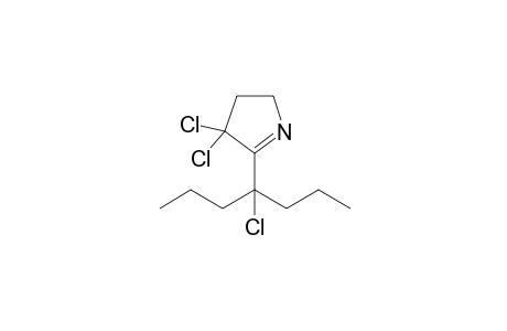 4,4-bis(chloranyl)-5-(4-chloranylheptan-4-yl)-2,3-dihydropyrrole