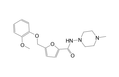 5-[(2-methoxyphenoxy)methyl]-N-(4-methyl-1-piperazinyl)-2-furamide