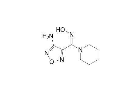 4-[(E)-(Hydroxyimino)(1-piperidinyl)methyl]-1,2,5-oxadiazol-3-amine