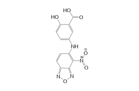 2-hydroxy-5-[(4-nitro-2,1,3-benzoxadiazol-5-yl)amino]benzoic acid