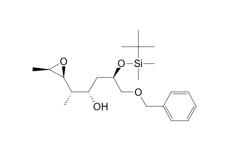 (2R,4S,5S,6S,7R)-6,7-epoxy-2-[(1,1-dimethylethyl)dimethylsiloxy]-5-methyl-1-(phenylmethoxy)octan-4-ol