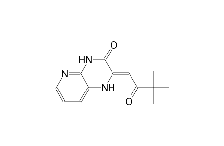 (2Z)-2-(3,3-dimethyl-2-oxobutylidene)-1,4-dihydropyrido[2,3-b]pyrazin-3(2H)-one