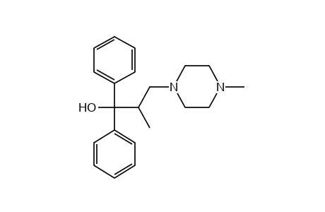 beta,4-DIMETHYL-alpha,alpha-DIPHENYL-1-PIPERAZINEPROPANOL