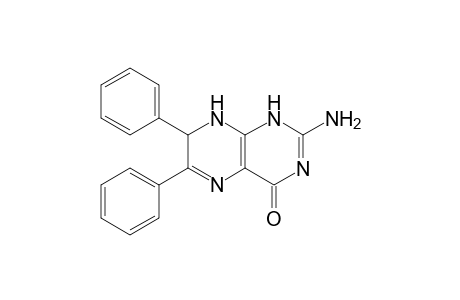 4(1H)-Pteridinone, 2-amino-7,8-dihydro-6,7-diphenyl-