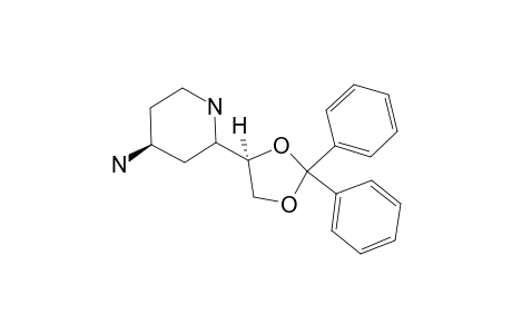 (+/-)-(2RS,4RS)-2-[(4SR)-2,2-DIPHENYL-1,3-DIOXOLAN-4-YL]-PIPERIDIN-4-AMINE
