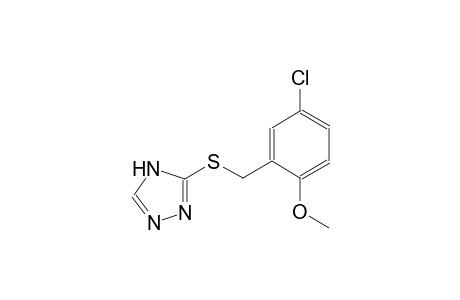 4-chloro-2-[(4H-1,2,4-triazol-3-ylsulfanyl)methyl]phenyl methyl ether