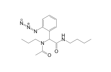2-(Acetyl-propyl-amino)-2-(2-azido-phenyl)-N-butyl-acetamide