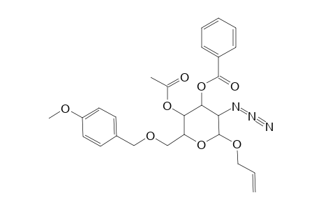 ALLYL-4-O-ACETYL-2-AZIDO-3-O-BENZOYL-2-DEOXY-6-O-(4-METHOXYBENZYL)-BETA-D-GLUCOPYRANOSIDE