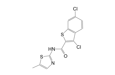 3,6-dichloro-N-(5-methyl-1,3-thiazol-2-yl)-1-benzothiophene-2-carboxamide