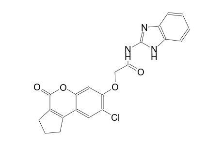 acetamide, N-(1H-benzimidazol-2-yl)-2-[(8-chloro-1,2,3,4-tetrahydro-4-oxocyclopenta[c][1]benzopyran-7-yl)oxy]-
