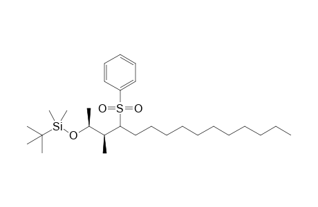 (1S,2S)-(3-Benzenesulfonyl-1,2-dimethyltetradecyloxy)tert-butyldimethylsilane
