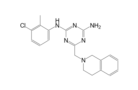 N~2~-(3-chloro-2-methylphenyl)-6-(3,4-dihydro-2(1H)-isoquinolinylmethyl)-1,3,5-triazine-2,4-diamine