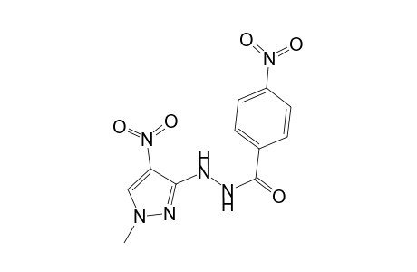 N'-(1-Methyl-4-nitro-1H-pyrazol-3-yl)-4-nitrobenzohydrazide