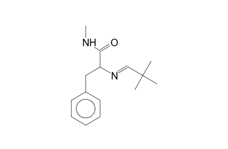 2-([(E)-2,2-Dimethylpropylidene]amino)-N-methyl-3-phenylpropanamide