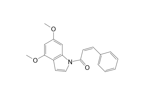 1-(4',6'-dimethoxyindol-1'-yl)-3-phenylprop-2-en-1-one