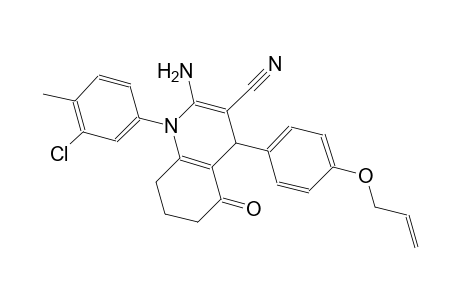 4-[4-(allyloxy)phenyl]-2-amino-1-(3-chloro-4-methylphenyl)-5-oxo-1,4,5,6,7,8-hexahydro-3-quinolinecarbonitrile