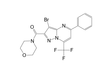 pyrazolo[1,5-a]pyrimidine, 3-bromo-2-(4-morpholinylcarbonyl)-5-phenyl-7-(trifluoromethyl)-