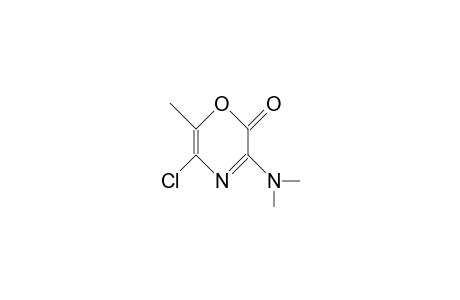 5-Chloro-6-methyl-3-dimethylamino-2H-1,4-oxazin-2-one